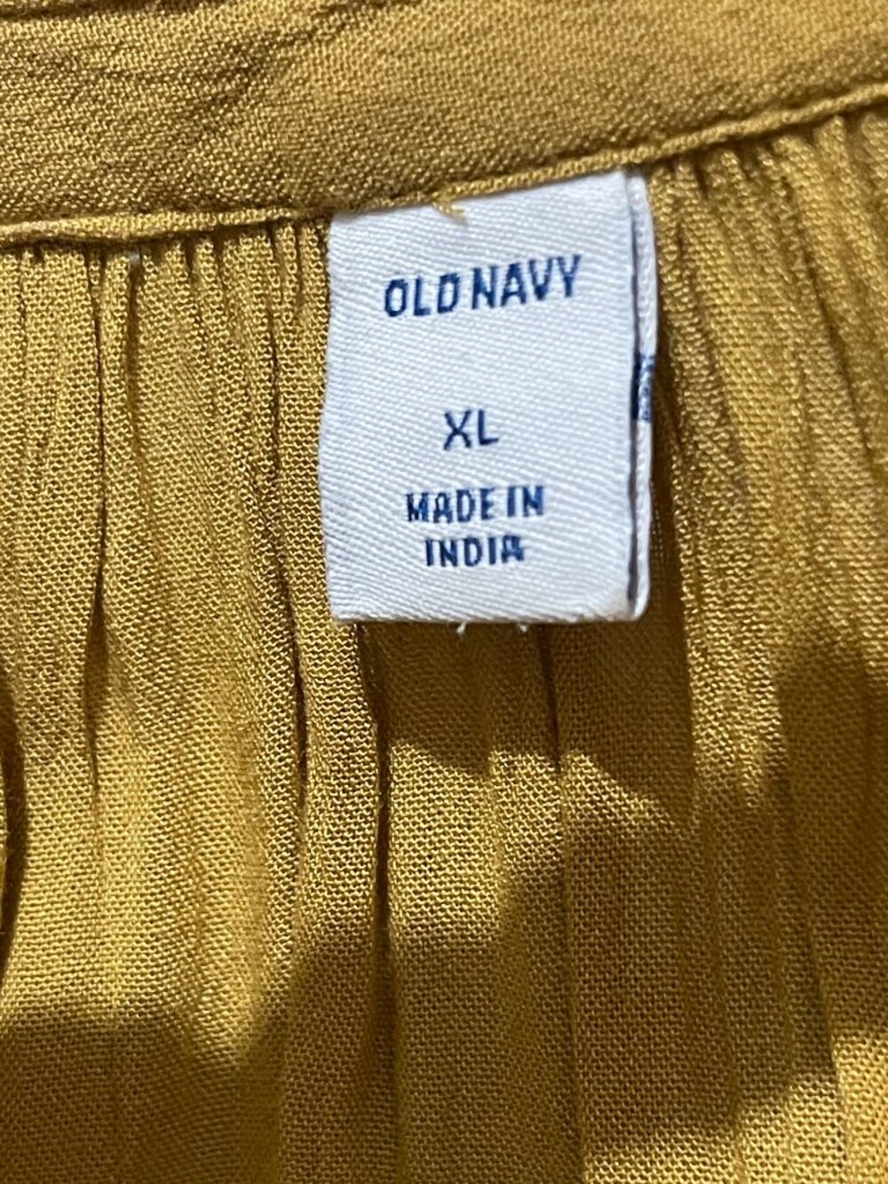 Mustard Yellow Old Navy Boho Maxi Dress - Size XL - Picture 6 of 7